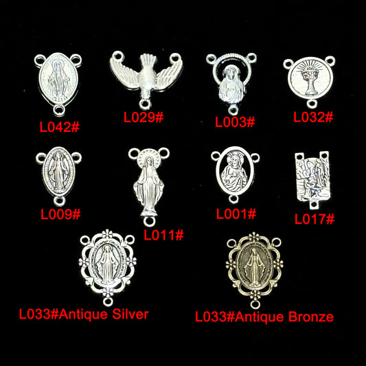 DIY Faith Charm Charms & Medals for Prayer Crafts - Vintage Zinc Alloy Medal pendants and other symbolic charm designs - Sew-on Charms for Prayer-themed Textiles, Bags, Gifts - Customizable Memorial Gift, Personalized Spiritual Crafting